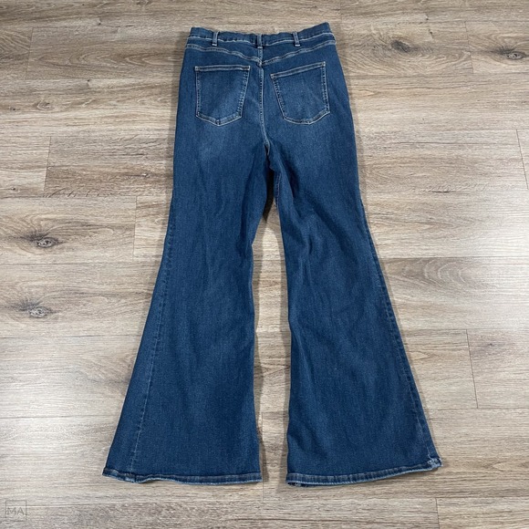 Boden Women's Jeans Ultra High Rise Super Flare Denim Boho‎ Casual 33x32 Blue - Picture 9 of 9